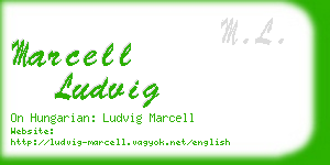 marcell ludvig business card